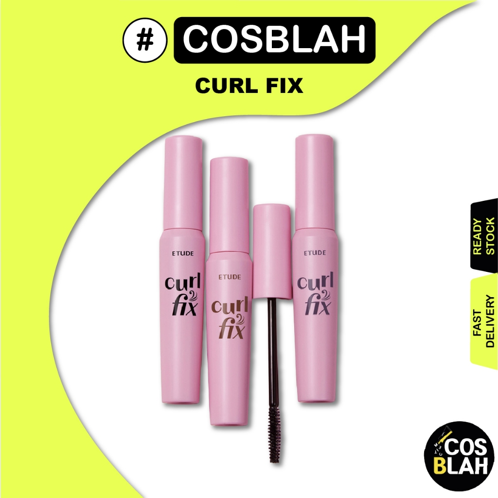 Máscara Etude House Curl Fix (# Black/Brown Grey Marrom)