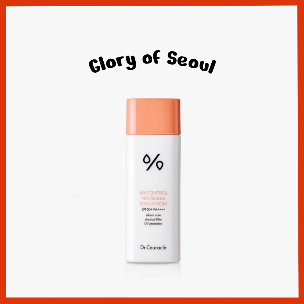 Dr.Ceuracle 5α Loção Solar Sem Sebo De Controle  SPF50 + PA + +, 50ml