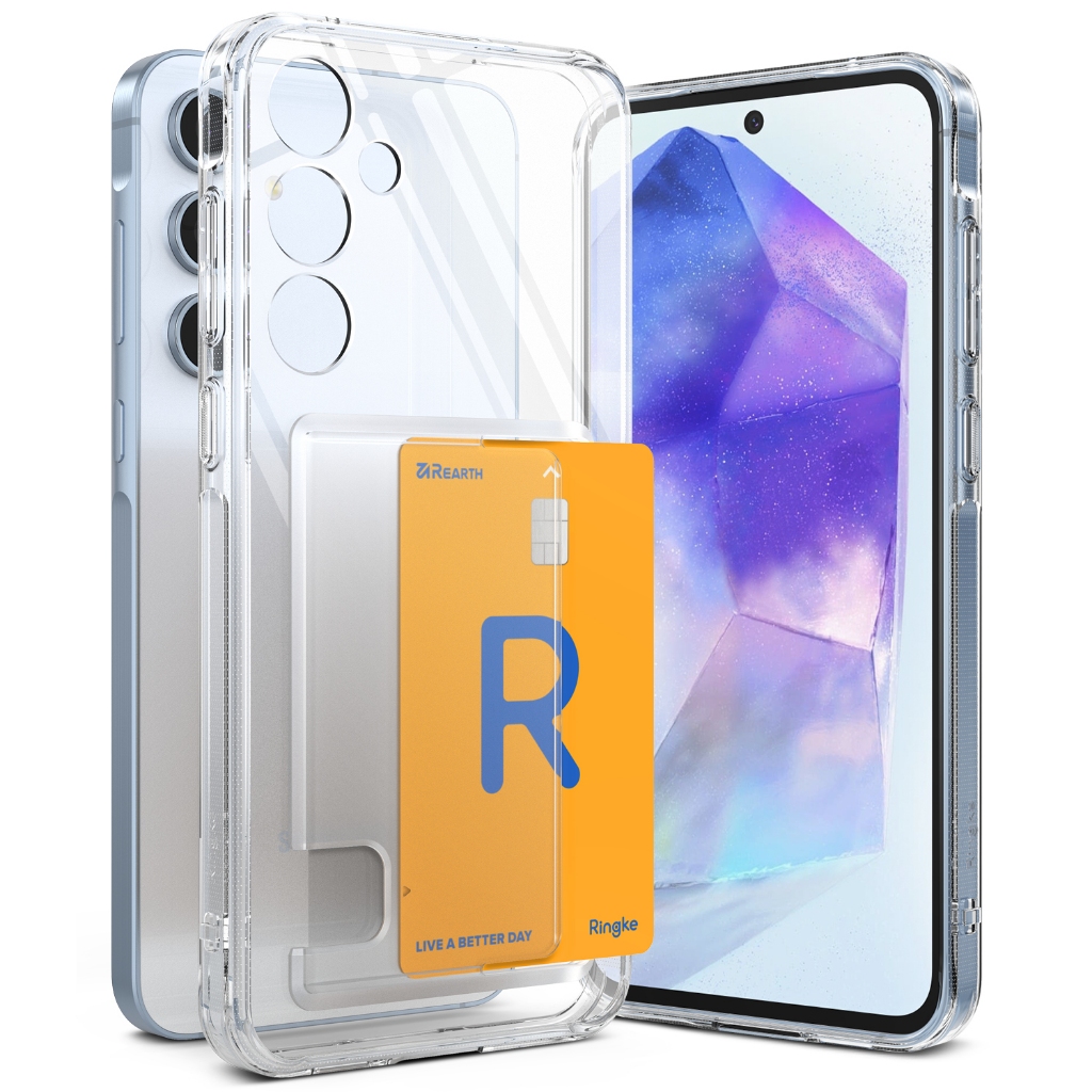 Cartão Ringke Fusion Card Para Galaxy A55 Caixa Protetora Com Porta-Cartões Embu