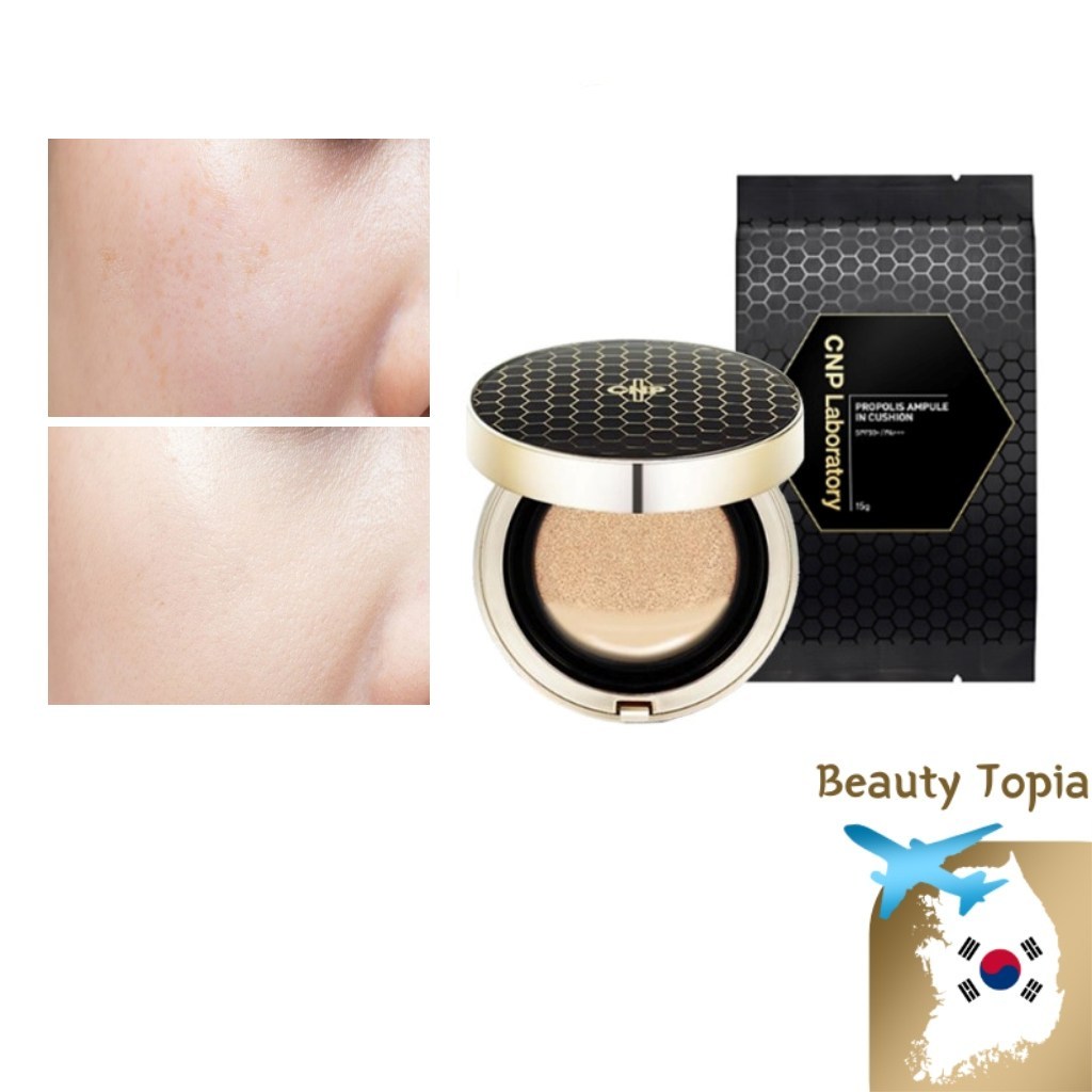 CNP Propolis Base cushion própolis BB cream 15g + refil 15g Propolis Ampule In Cushion