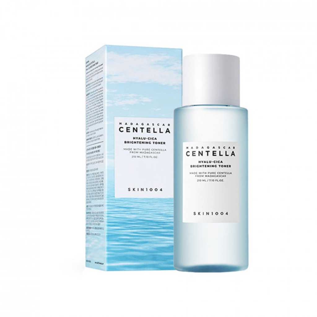 skin1004 madagascar sica hyalu cica brightening toner 210ml em Oferta na Shopee