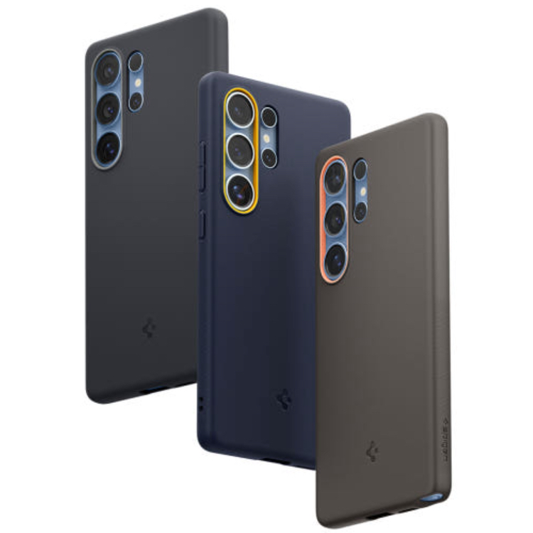 Spigen-Capa Magnética Nanopop Para galaxy s25 ultra/Preto Cinza Marinho Oficial