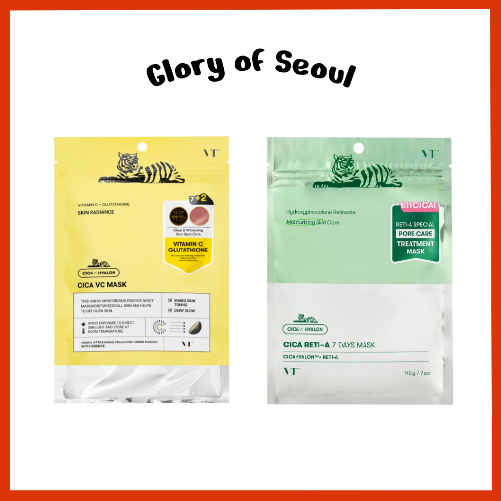 VT COSMETICS Kitten RETI-A/VC Mask (2Type) em Oferta na Shopee