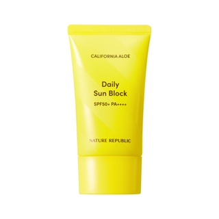 nature republic california aloe daily sun block spf50+ pa++++ 57g em Oferta na Shopee
