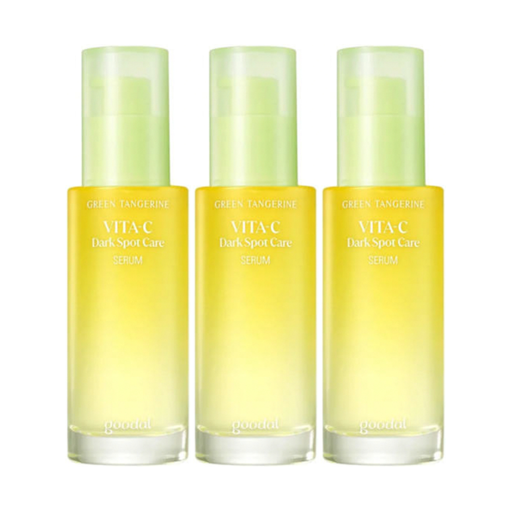 goodal Verde Tangerina vita-c Soro Para Cuidados Com Manchas Escuras 30ml * 3ea (Sem Produto Apenas Estojo) - Beauty