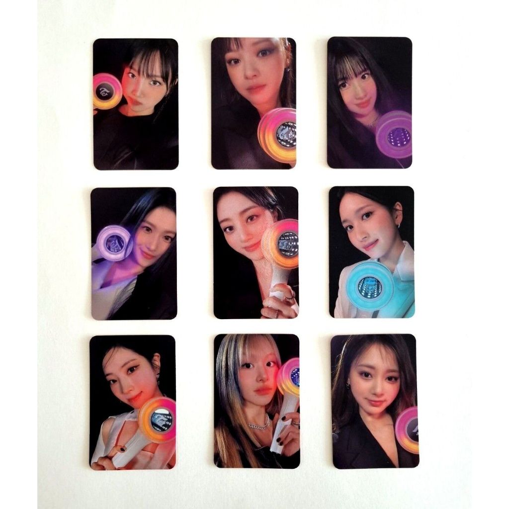 TWICE CandyBong Bastão De Luz Oficial JYP Shop Benefício De Pré-Compra POB Photocard