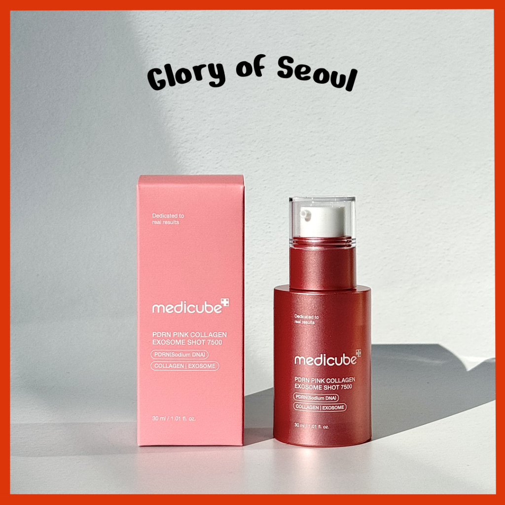 [NEW] MEDICUBE PDRN Pink Collagen Exosome Shot Ampoule (2000 / 7500), 30ml em Oferta na Shopee