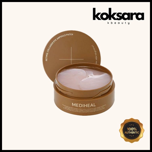 mediheal retinol collagen eye ampoule patch 60 sheets