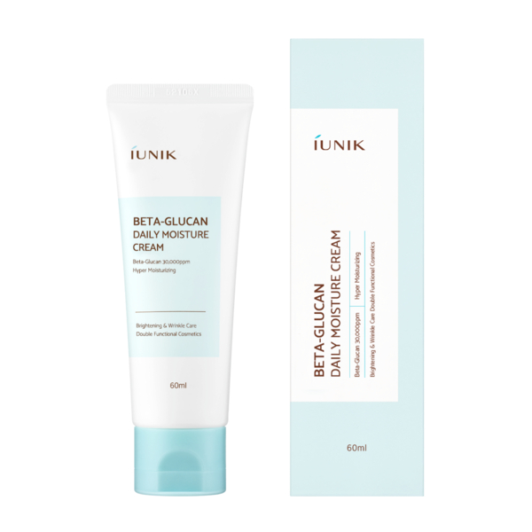 iunik beta-glucan daily moisture cream 60ml - Beauty