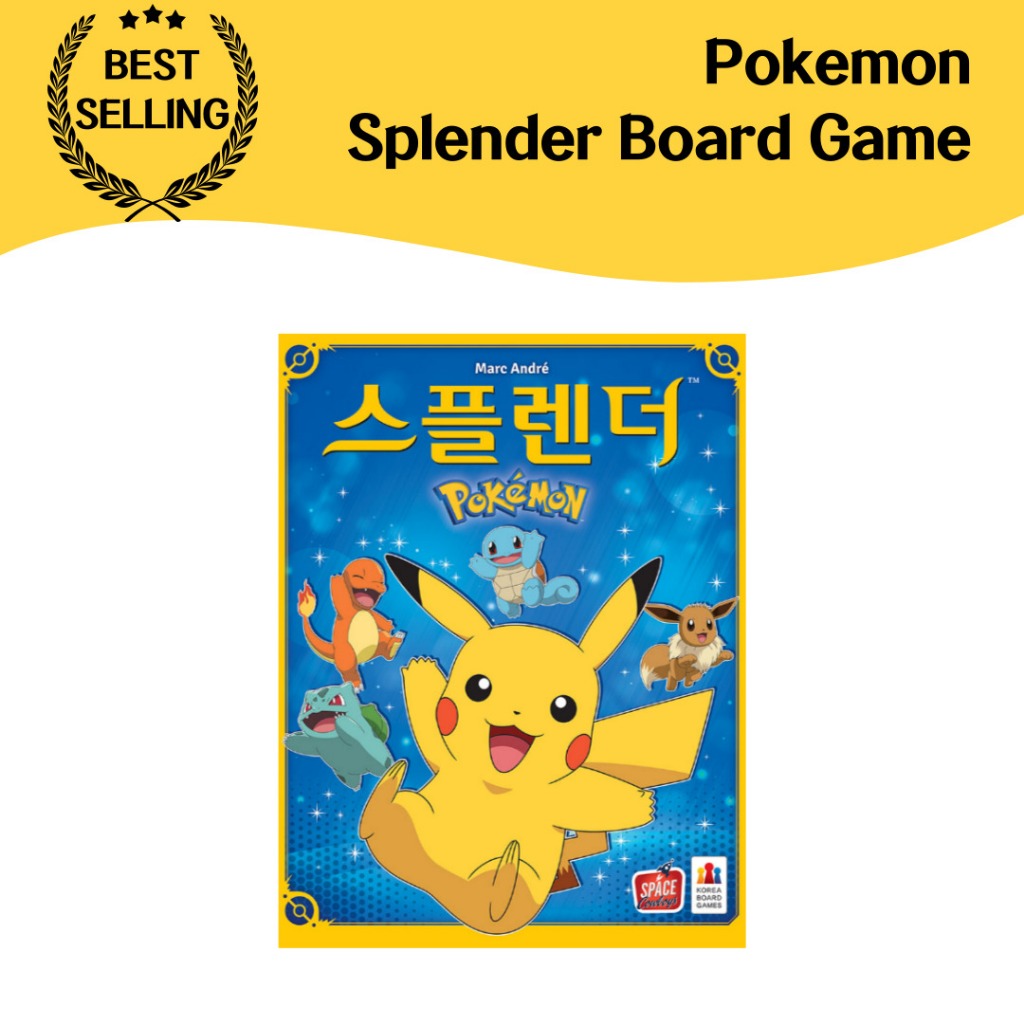 Splender Pokémon Board Games Da Coreia-Tempo Agradável Com Amigos Família , Melhora O Pensamento Estratégico , Para Fãs De , Brincadeiras Criativas , Festas Em Casa Confortáveis