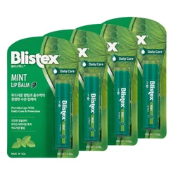 blistex mint lip balm 4.5g 4 pieces