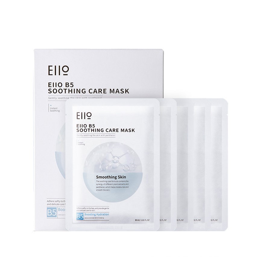 eiio b5 soothing care mask 30ml*5sheets shipping from korea (exp 25.12.23)