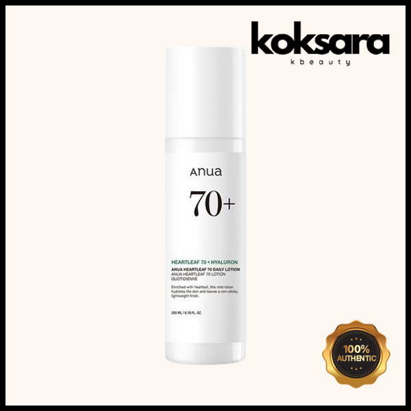 anua heartleaf 70% daily lotion 200ml