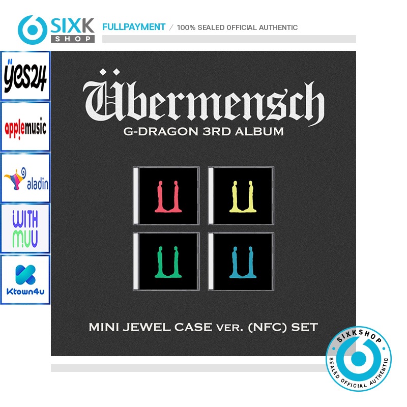 (POB MINI JEWEL ver) G-DRAGON 3RD ALBUM [Ubermensch] em Oferta na Shopee