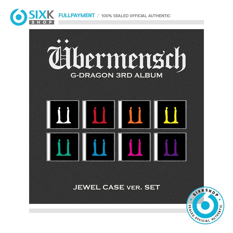 (JEWEL ver) G-DRAGON 3RD ALBUM [Ubermensch] em Oferta na Shopee