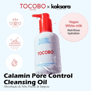 TOCOBO Oficial Óleo De Limpeza Para Controle De Poros De Calamina 200ml , 20ml em Oferta na Shopee