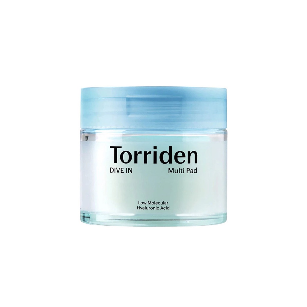 torriden dive in low molecular hyaluronic acid multi pad 80ea em Oferta na Shopee