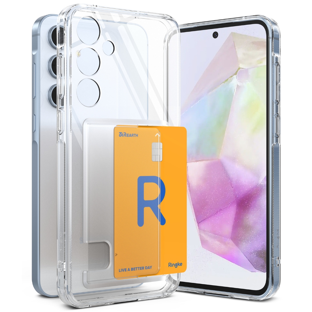 Cartão Ringke Fusion Card Para Galaxy A35 Caixa Protetora Com Porta-Cartões Embu