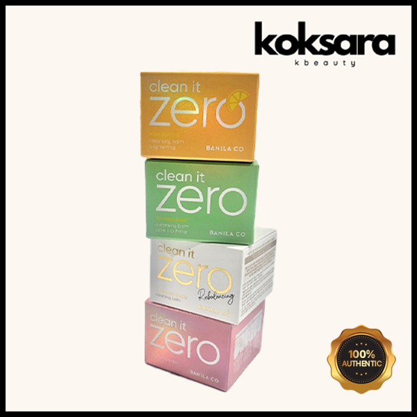 banila co clean it zero cleansing balm 25g mini 4types em Oferta na Shopee