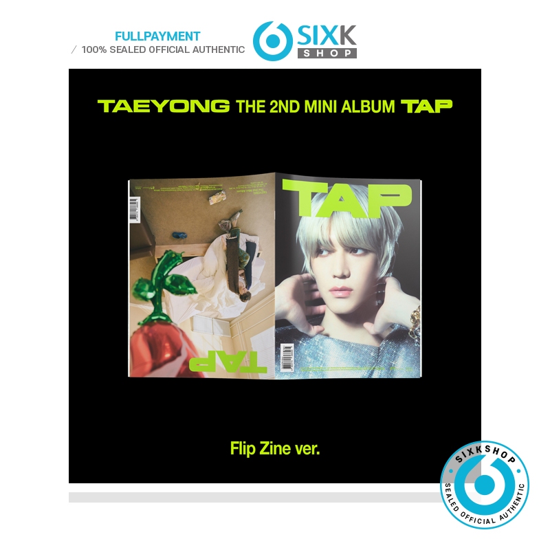 (Online POB) TAEYONG The 2nd Mini Album TAP (Flip Zine Ver.) em Oferta na Shopee
