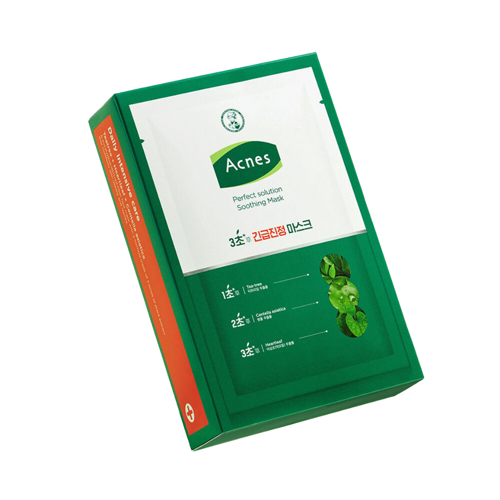 acnes perfect solution soothing mask 24g 1,2,3,5 pieces - Beauty