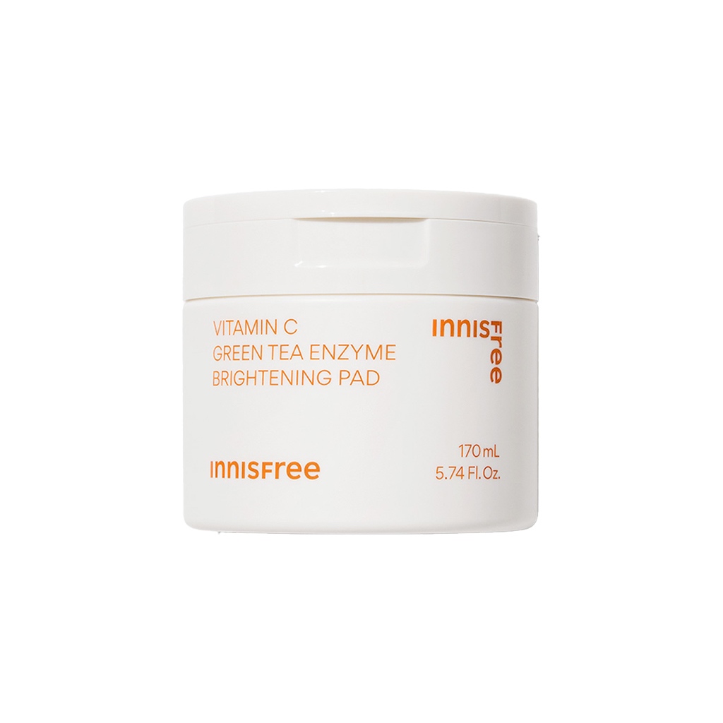 innisfree vita c green tea enzyme brightening pad 60ea