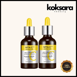 missha vita c plus spot correcting & firming ampoule 30ml, 40ml em Oferta na Shopee