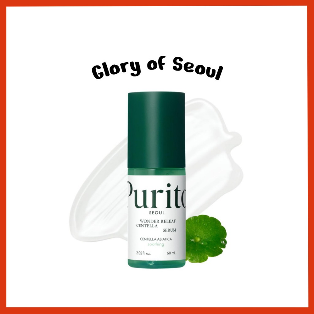 PURITO SEOUL Soro Centella De Folha Maravilha ,  | Coreana , Ampola , Calmante , Fortalecimento Da Barreira, 60ml