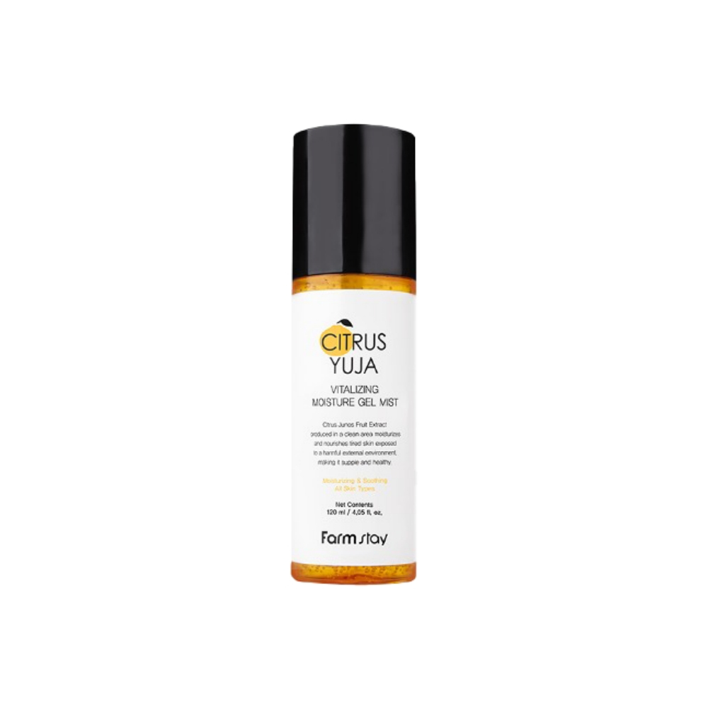 farmstay citrus yuzu vitalizing moisture gel mist 120ml