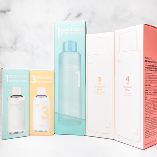 numbuzin toner collection (no.1-100ml, 300ml/ no.3-100ml, 200ml/ no.4-200ml)