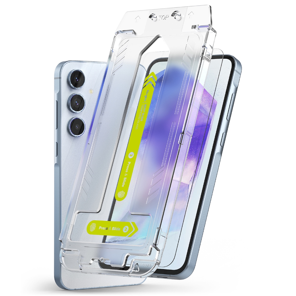 Ringke Easy Slide Glass Para Galaxy A55 Protetor De Tela De Vidro Temperado
