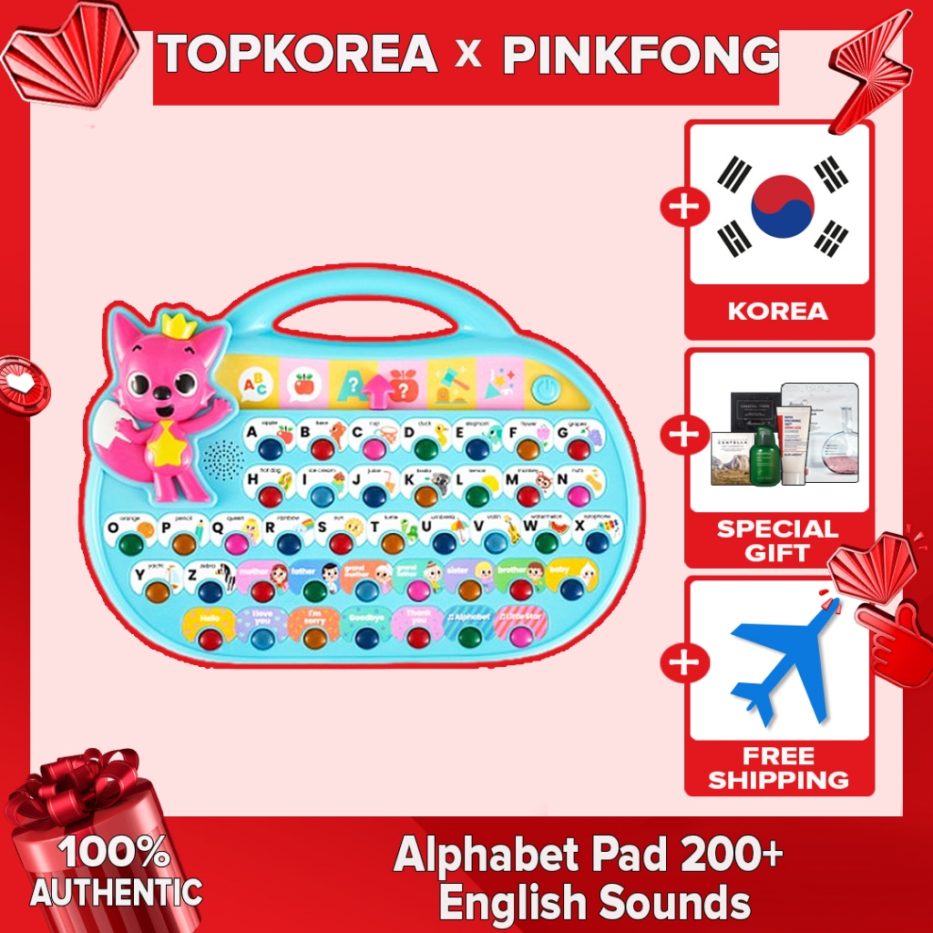 Pinkfong Alphabet Pad 200 + Sons Em Inglês TOPKOREA Envio Da Coreia