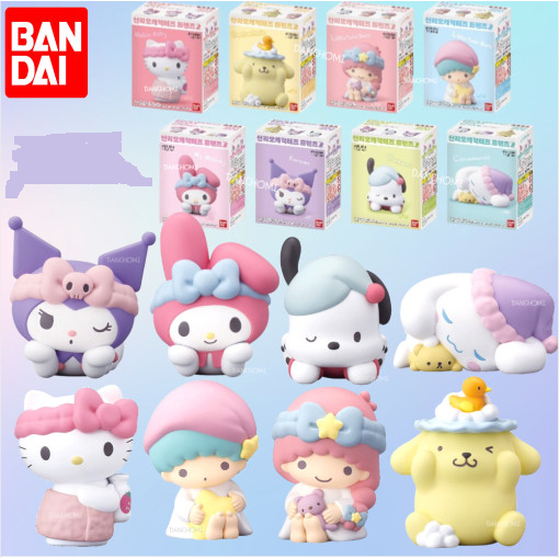 Sanrio Authentuc Bandai Hello Kitty Minha Melodia Pequena Estrela Gêmea Canela Kuromi Figuras em Oferta na Shopee