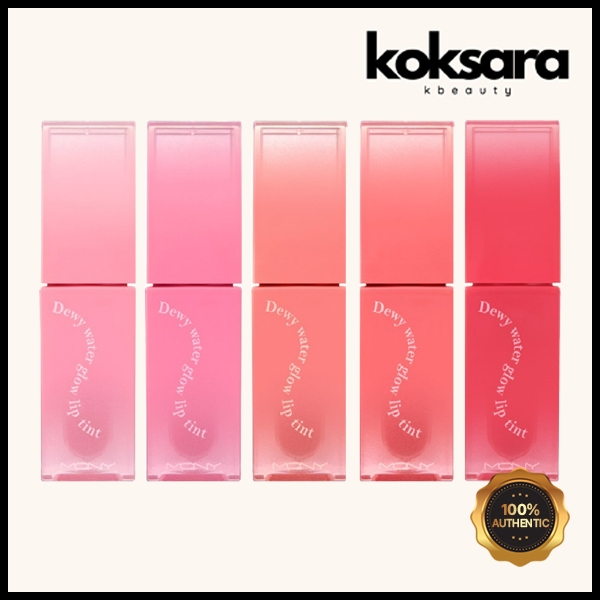 macqueen newyork dewy water glow lip tint 5 colors (no.01~05) em Oferta na Shopee