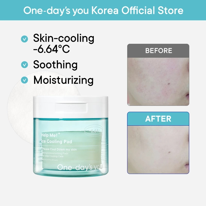 One-Day's You Help Me! Ice Cooling Pad 110ml 80sheets