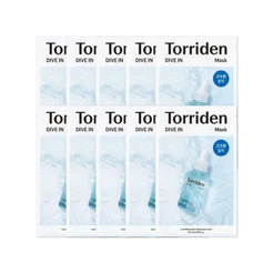 torriden dive in low molecular hyaluronic acid mask 27ml*10ea