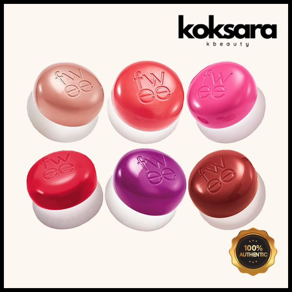 fwee lip & cheek blurry pudding pot 5g 23colors