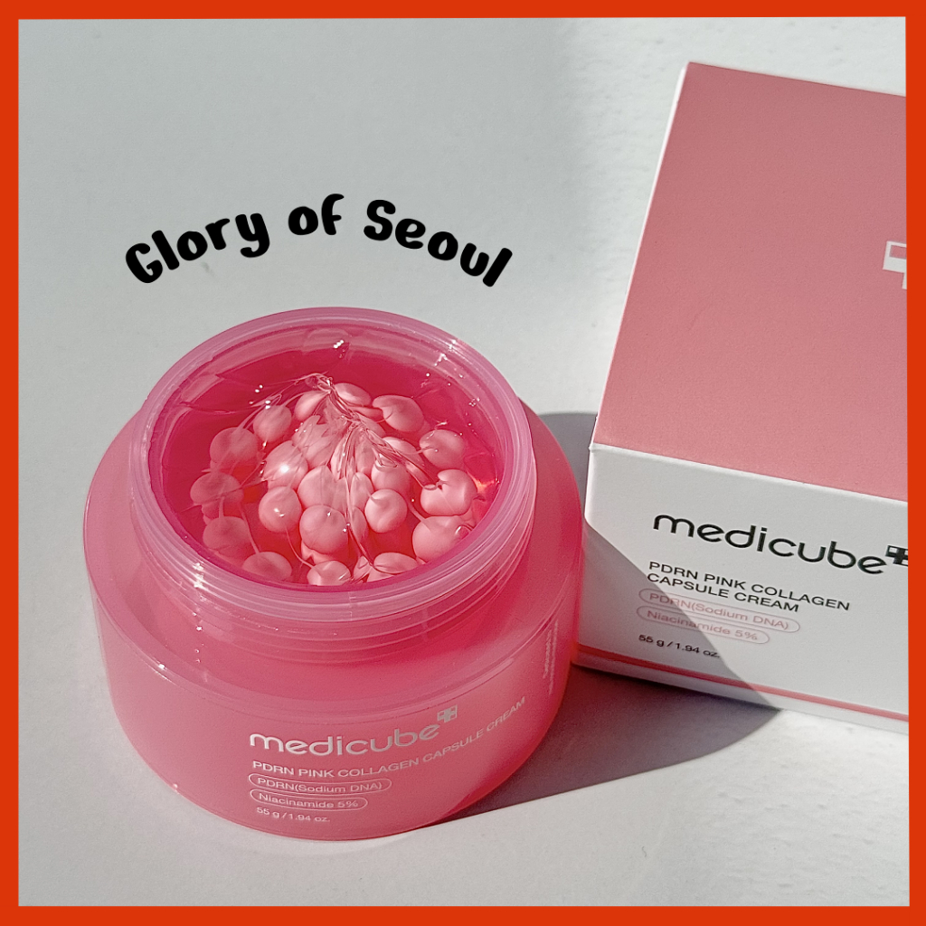 MEDICUBE PDRN Pink Collagen Capsule Cream 55ml em Oferta na Shopee