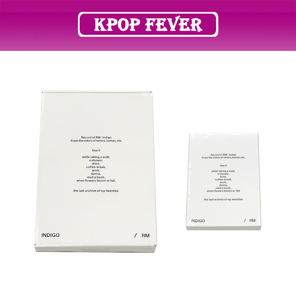 [WEVERSE POB] BTS RM - INDIGO (BOOK EDITION/WEVERSE ALBUM ver.) SOLO ALBUM CD BOOKLET PHOTOCARD SEALED