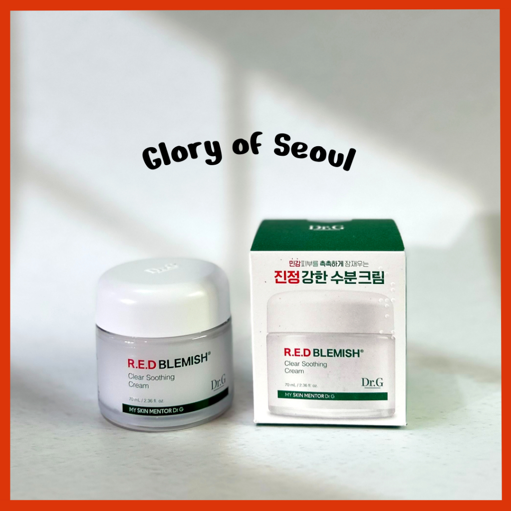 [Dr.G] R.E.D Blemish Clear Soothing Cream (70ml/50ml) 5-cica complex em Oferta na Shopee