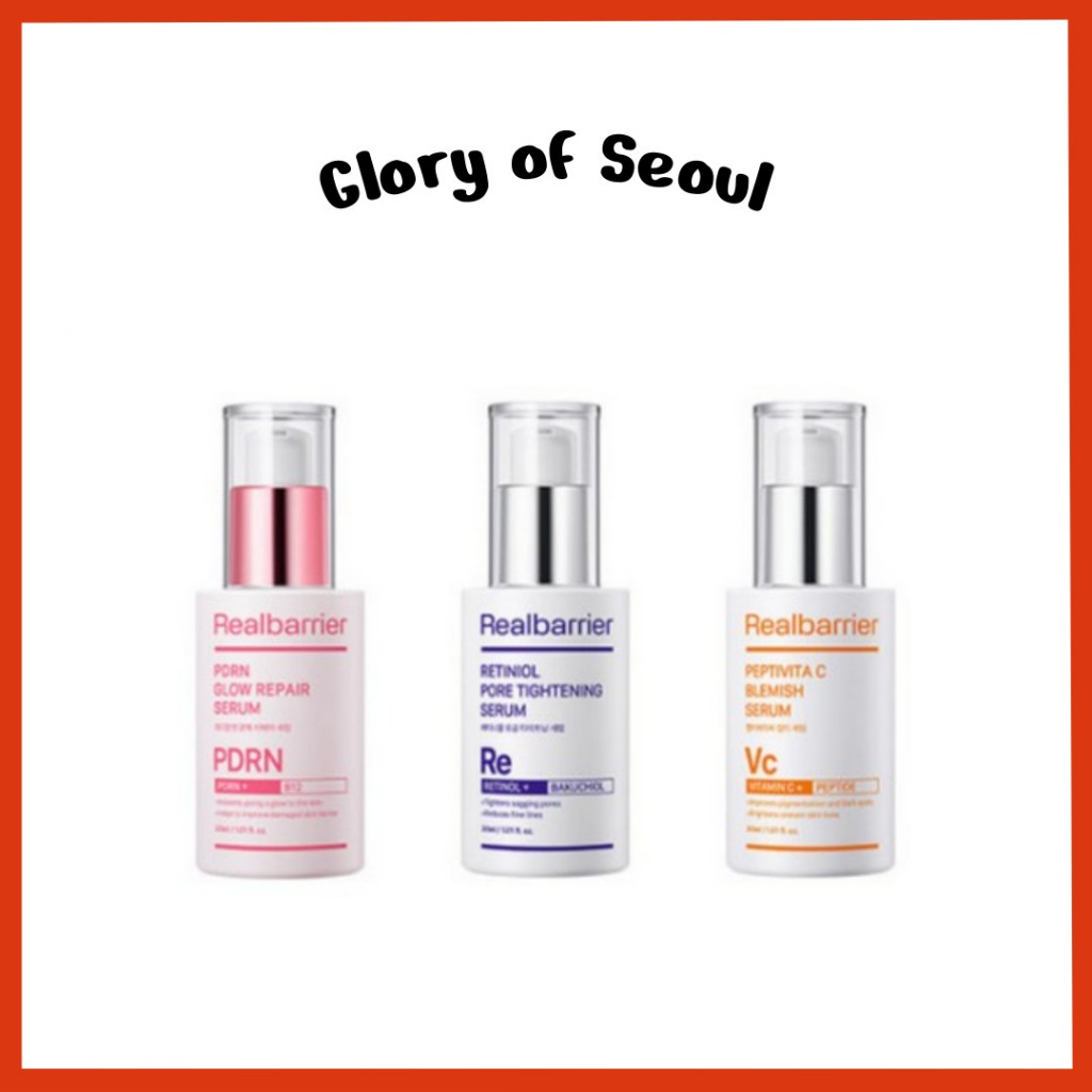 REAL BARRIER Soro (3 erros de digitação), |Peptivita C sérico de mancha/ritinol REPARO DE REPARO DE GLOW PDRN GLOW, 30ml em Oferta na Shopee