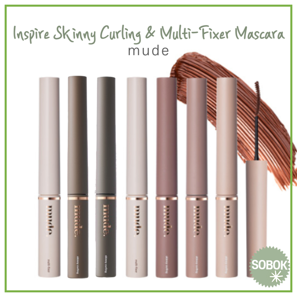 [mude] Inspire Skinny Curling & Multi-Fixer Mascara  7 Cores