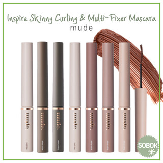 [mude] Inspire Skinny Curling & Multi-Fixer Mascara  7 Cores