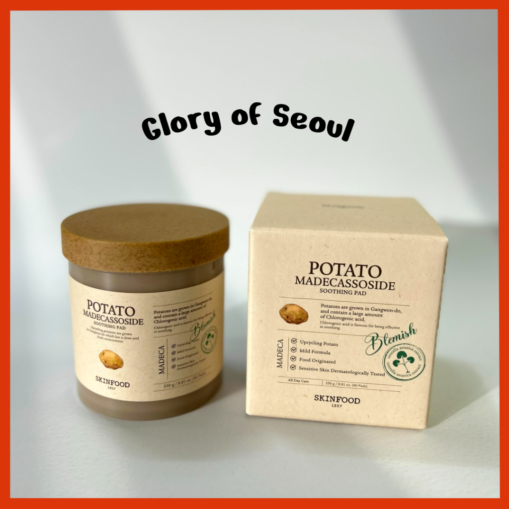 SKINFOOD Batata madecasssoside pad 60p em Oferta na Shopee