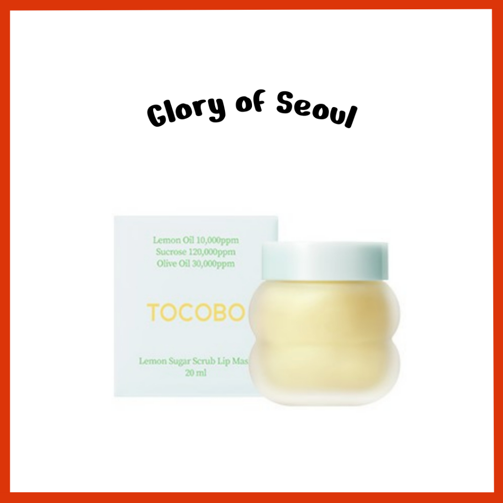[Novo] TOCOBO Máscara Para Os Lábios Com Esfoliante De Açúcar Limão, 20ml em Oferta na Shopee