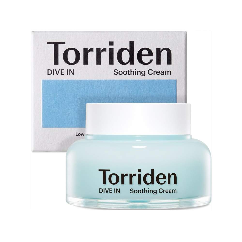 torriden dive in low molecular hyaluronic acid soothing cream 100ml
