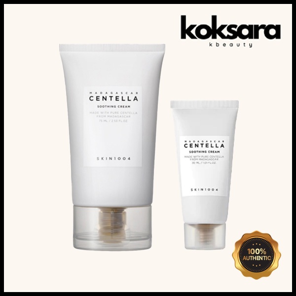skin1004 madagascar cica soothing cream 30ml,75ml em Oferta na Shopee