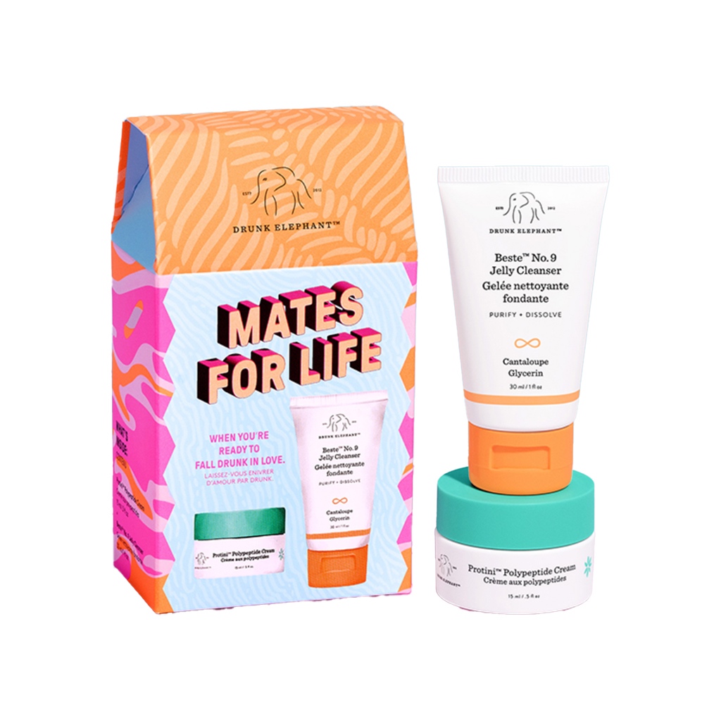 drunk elephant limited drunk break duo (cleanser 30ml, cream 15ml) - Beauty