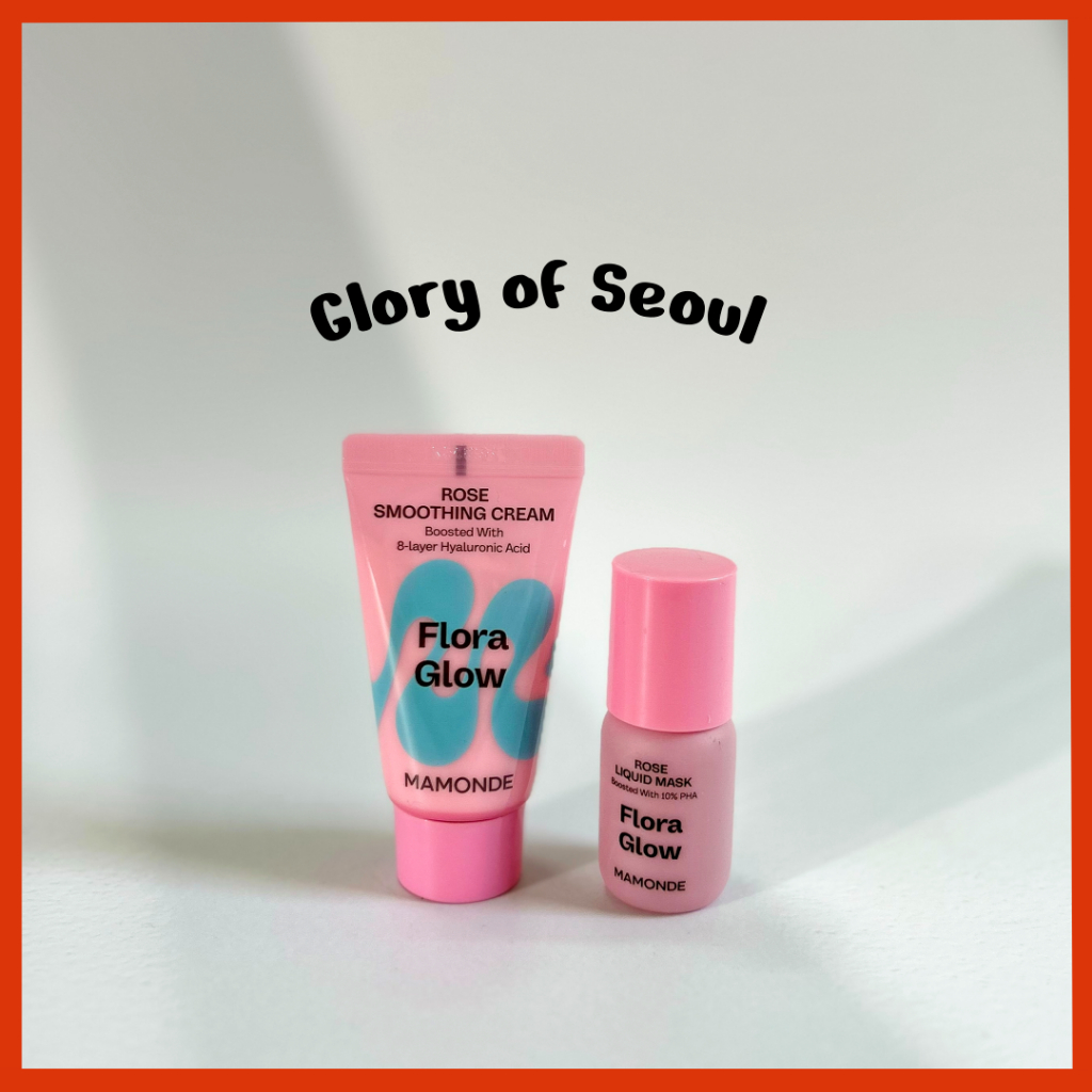 [MINI] MAMONDE Rose Liquid Mask 15ml/Flora Glow soothing cream 25ml