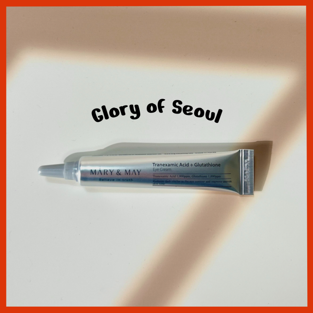 Mary&May tranexamic acid +glutathione eye cream 30g,12g em Oferta na Shopee